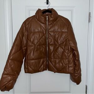Chocolate Brown Quilted Women's Jacket